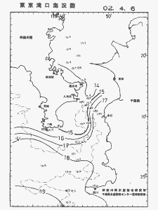東京湾口海況図(2002/04/06)