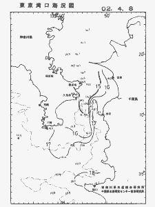 東京湾口海況図(2002/04/08)