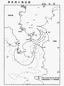 東京湾口海況図(2002/04/09)