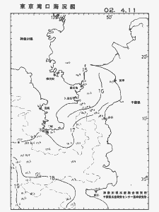 東京湾口海況図(2002/04/11)