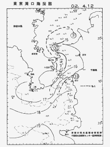 東京湾口海況図(2002/04/12)