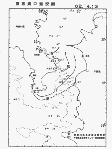 東京湾口海況図(2002/04/13)