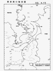 東京湾口海況図(2002/04/15)