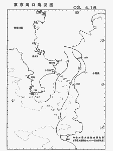 東京湾口海況図(2002/04/18)