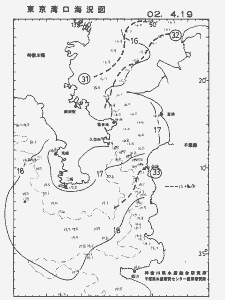 東京湾口海況図(2002/04/19)