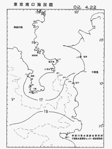 東京湾口海況図(2002/04/22)