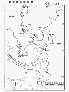 東京湾口海況図(2002/04/23)