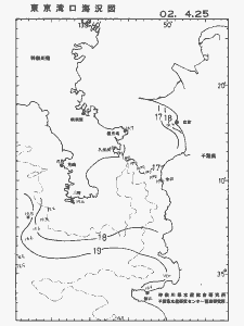 東京湾口海況図(2002/04/25)