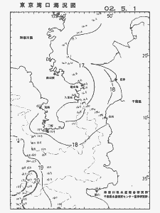 東京湾口海況図(2002/05/01)