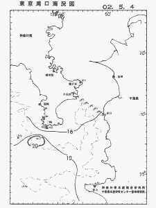 東京湾口海況図(2002/05/04)