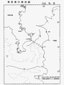 東京湾口海況図(2002/05/06)