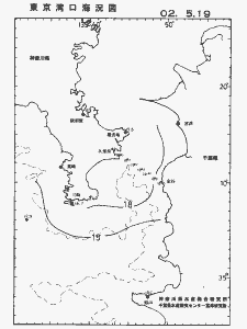 東京湾口海況図(2002/05/19)