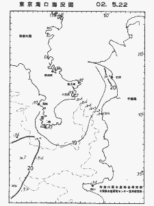 東京湾口海況図(2002/05/22)