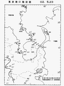 東京湾口海況図(2002/05/23)
