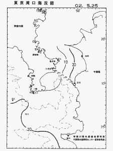東京湾口海況図(2002/05/25)