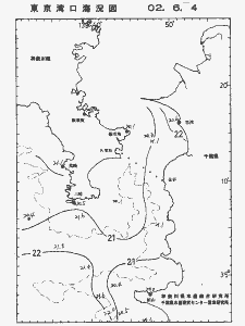 東京湾口海況図(2002/06/04)