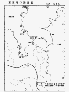 東京湾口海況図(2002/06/15)