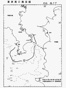 東京湾口海況図(2002/06/17)