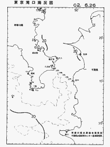 東京湾口海況図(2002/06/26)