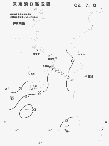 東京湾口海況図(2002/07/06)