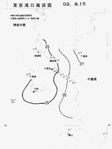 東京湾口海況図(2002/08/15)
