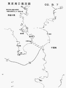 東京湾口海況図(2002/09/07)