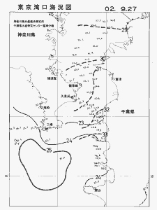 東京湾口海況図(2002/09/27)