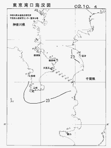 東京湾口海況図(2002/10/04)