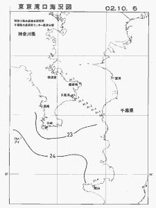 東京湾口海況図(2002/10/06)