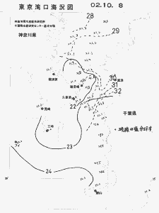 東京湾口海況図(2002/10/08)