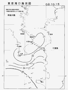東京湾口海況図(2002/10/15)