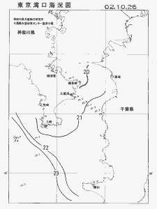 東京湾口海況図(2002/10/26)