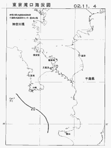 東京湾口海況図(2002/11/04)