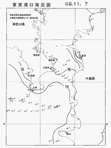東京湾口海況図(2002/11/07)
