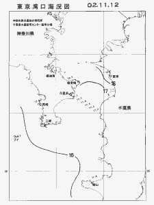 東京湾口海況図(2002/11/12)