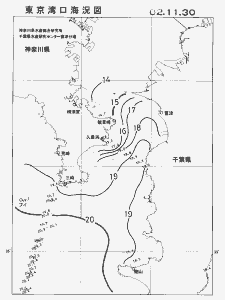 東京湾口海況図(2002/11/30)