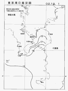 東京湾口海況図(2002/12/01)