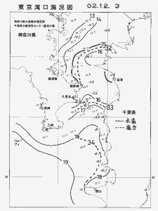 東京湾口海況図(2002/12/03)
