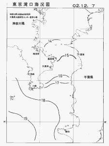 東京湾口海況図(2002/12/07)