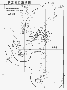 東京湾口海況図(2002/12/11)