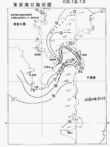 東京湾口海況図(2002/12/13)