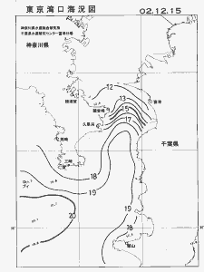 東京湾口海況図(2002/12/15)