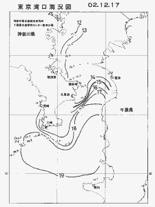 東京湾口海況図(2002/12/17)