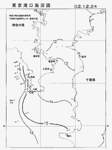 東京湾口海況図(2002/12/24)