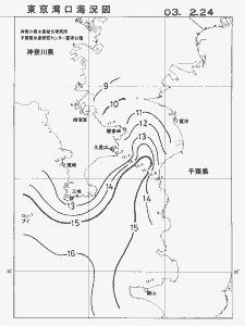 東京湾口海況図(2003/02/24)
