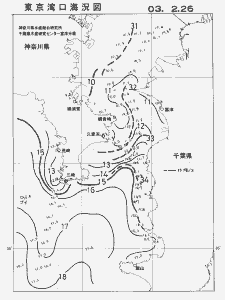 東京湾口海況図(2003/02/26)