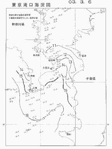 東京湾口海況図(2003/03/06)