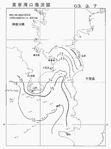 東京湾口海況図(2003/03/07)