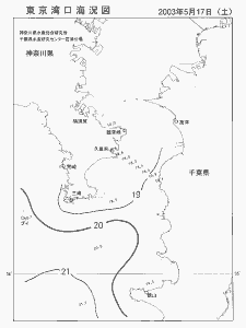 東京湾口海況図(2003/05/17)