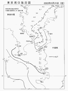 東京湾口海況図(2003/05/23)